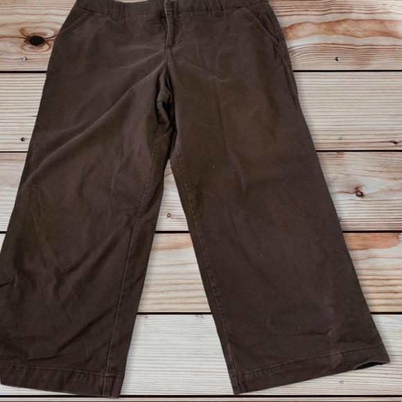 Sonoma Kohls Brown Capris Size 4 